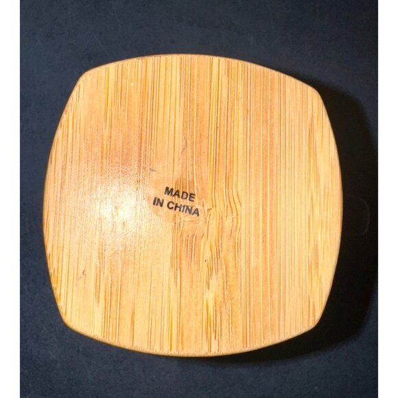 Fresno State Red Ceramic Mug With Bamboo Base - Picture 4 of 6